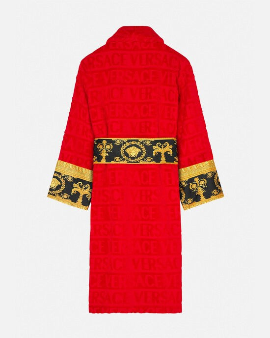 Versace I Love Baroque bathrobe" Red"
