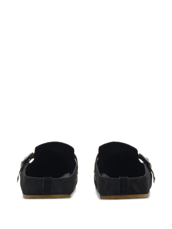 Burberry suede Urchin clogs