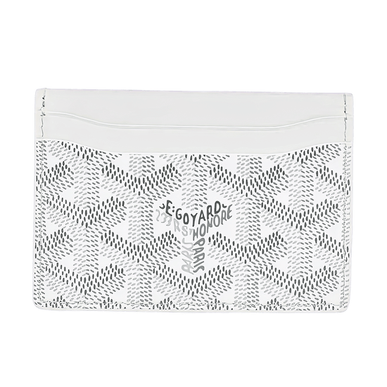 GOYARD SAINT-SULPICE CARD WALLET “WHITE"