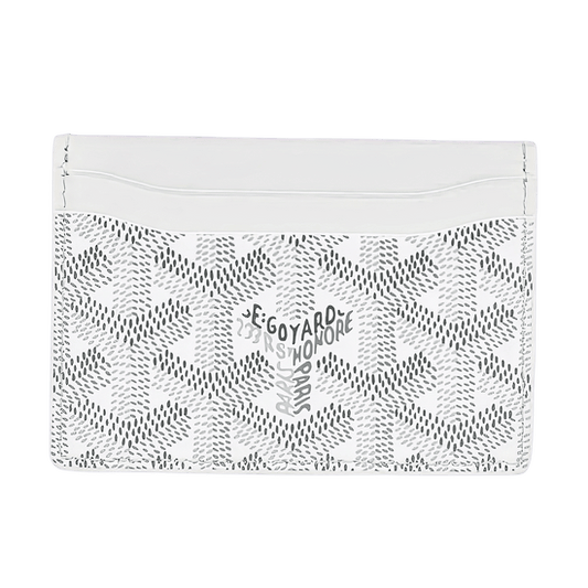 GOYARD SAINT-SULPICE CARD WALLET “WHITE"