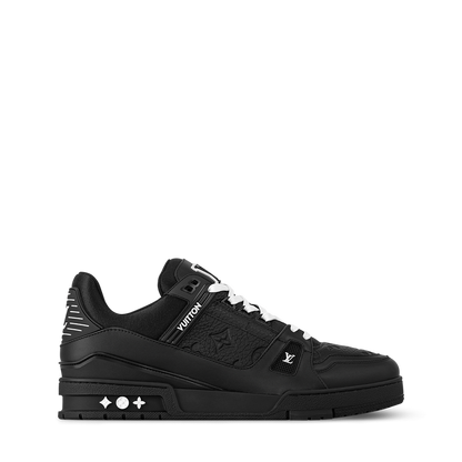 LOUIS VUITTON LV TRAINER WHITE BLACK FULLY BOXED