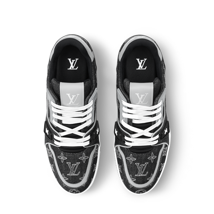 LOUIS VUITTON DENIM TRAINERS ‘BLACK’