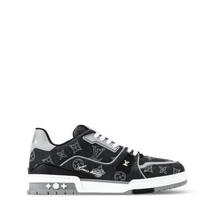 LOUIS VUITTON DENIM TRAINERS ‘BLACK’