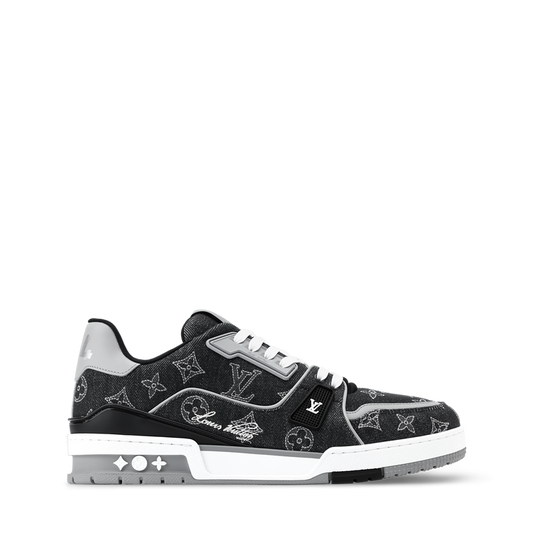 LOUIS VUITTON DENIM TRAINERS ‘BLACK’