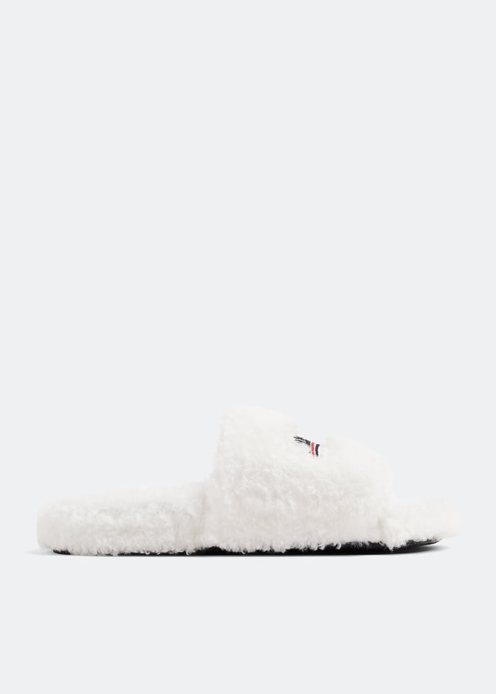 Balenciaga Furry Slide Sandals