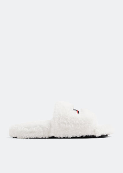 Balenciaga Furry Slide Sandals