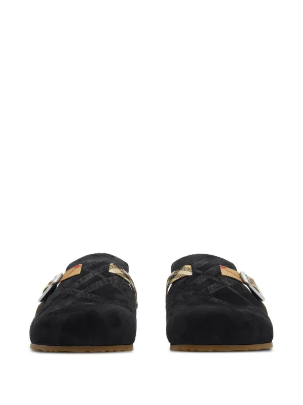 Burberry suede Urchin clogs