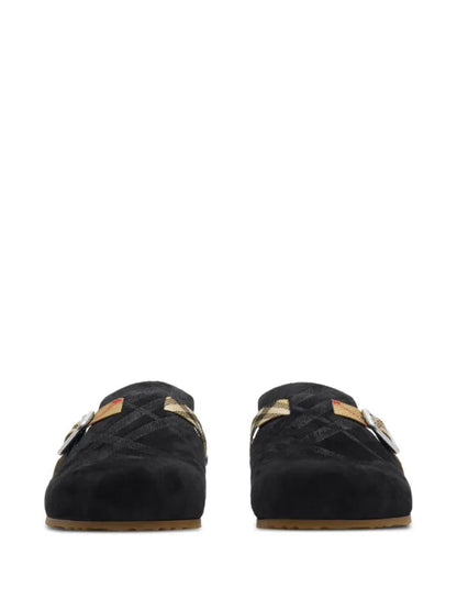 Burberry suede Urchin clogs