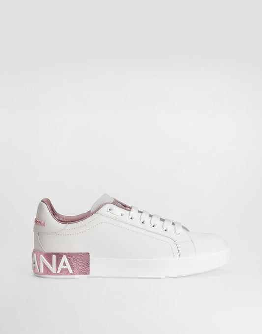 Dolce and Gabbana Calfskin nappa Portofino sneakers