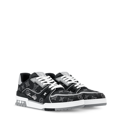 LOUIS VUITTON DENIM TRAINERS ‘BLACK’