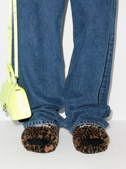 Balenciaga Furry Slide Sandals