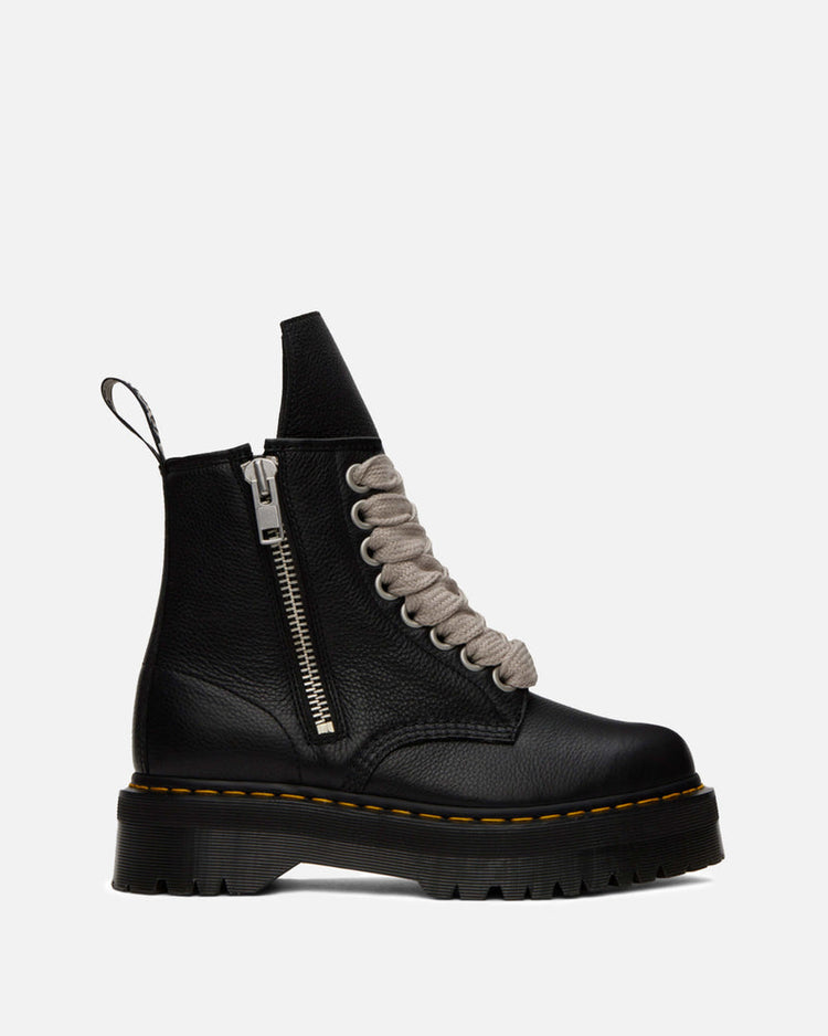 Rick Owens DRKSHDW Quad Sole Jumbo Lace Boots x Dr. Martens