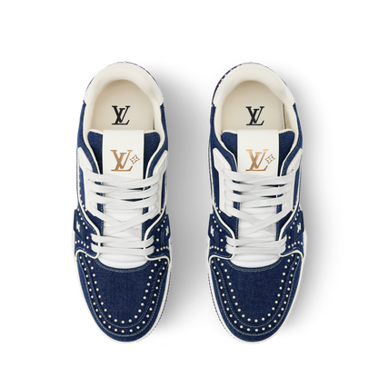 LOUIS VUITTON DENIM TRAINERS ‘INDIGO BLUE’