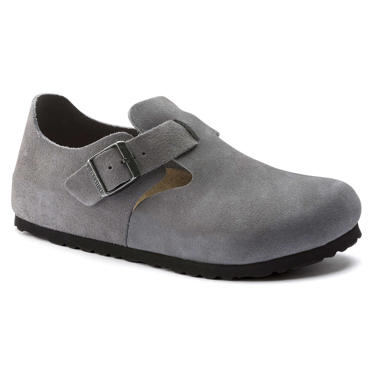 Birkenstock London Suede Leather “Whale Gray"