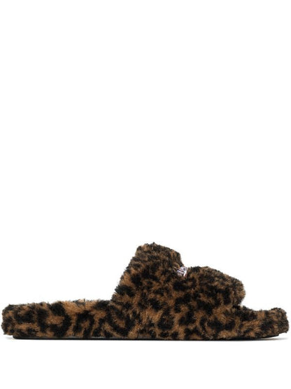 Balenciaga Furry Slide Sandals