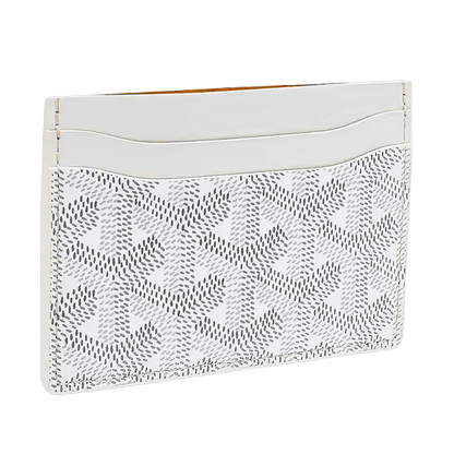GOYARD SAINT-SULPICE CARD WALLET “WHITE"