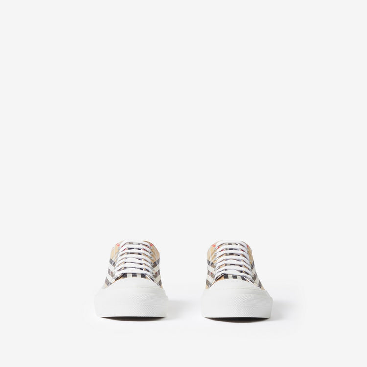 Burberry Check Sneakers Fully Boxed