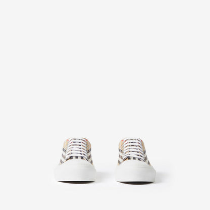 Burberry Check Sneakers Fully Boxed