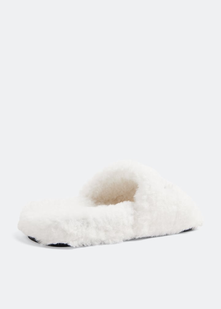 Balenciaga Furry Slide Sandals