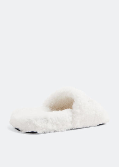 Balenciaga Furry Slide Sandals