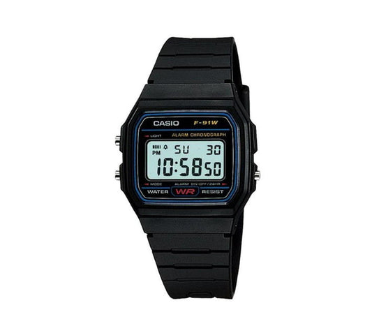 Metallic Black Casio Watch