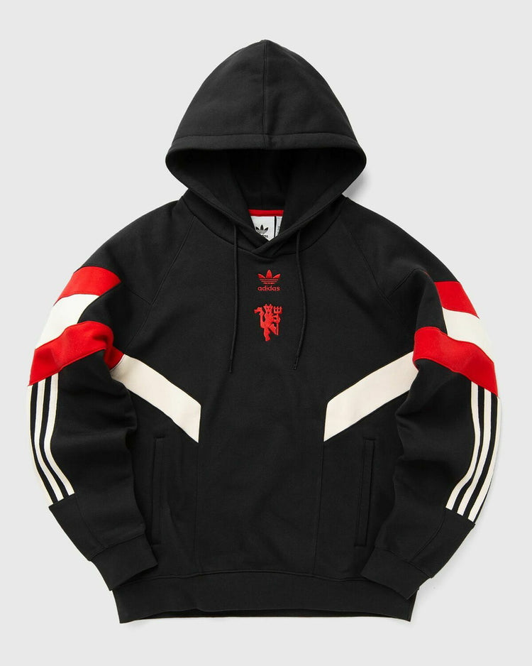 Adidas MANCHESTER UNITED ORIGINALS HOODIE Black Mens Hoody