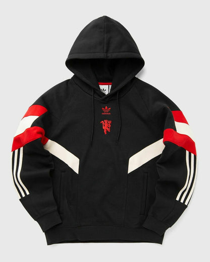 Adidas MANCHESTER UNITED ORIGINALS HOODIE Black Mens Hoody