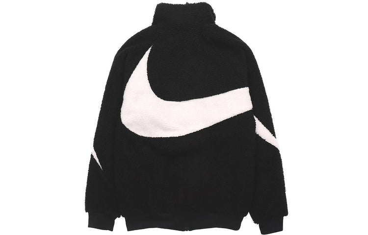 Nike Big Swoosh Large logo lamb’s wool stay warm Jacket