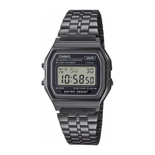 Metallic Black Casio Watch