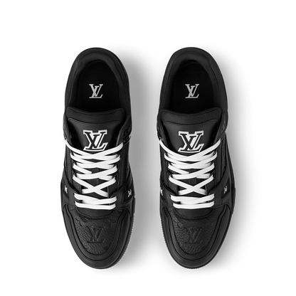 LOUIS VUITTON LV TRAINER WHITE BLACK FULLY BOXED