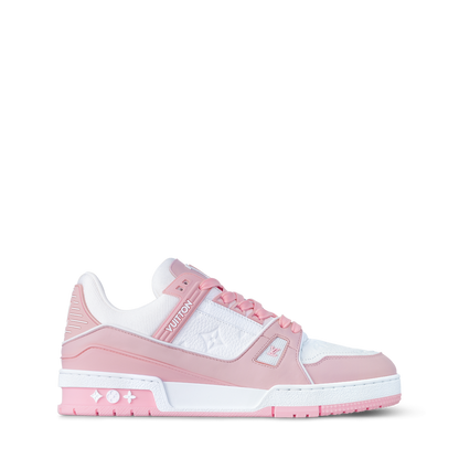 LOUIS VUITTON LV TRAINER WHITE PINK FULLY BOXED