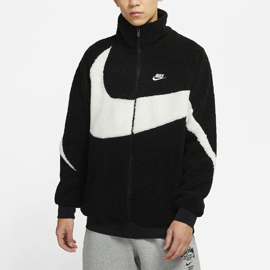 Nike Big Swoosh Large logo lamb’s wool stay warm Jacket